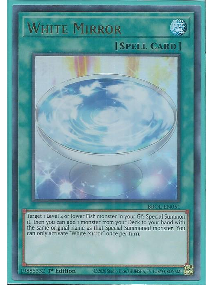 White Mirror - BROL-EN051 - Ultra Rare 1st Edition 1