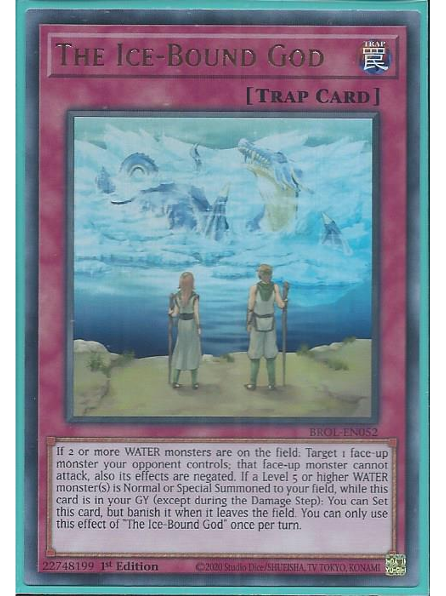 The Ice-Bound God - BROL-EN052 - Ultra Rare 1st Edition 1