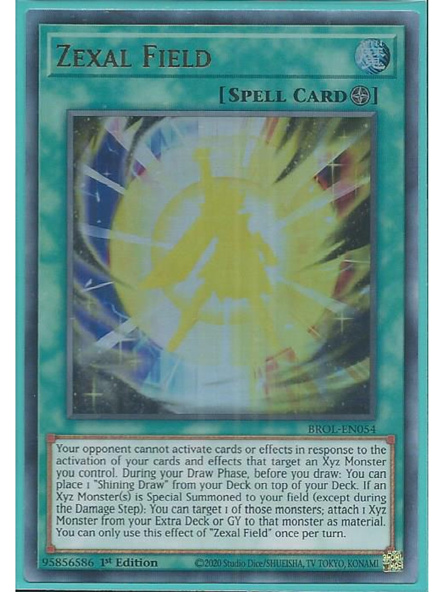 Zexal Field - BROL-EN054 - Ultra Rare 1st Edition 1