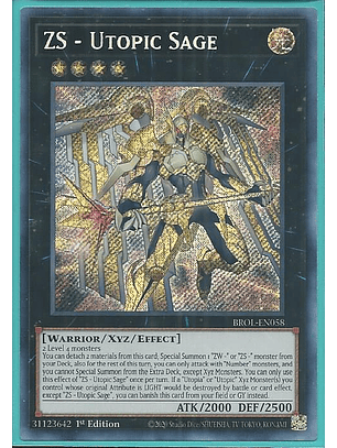 ZS - Utopic Sage - BROL-EN058 - Secret Rare 1st Edition