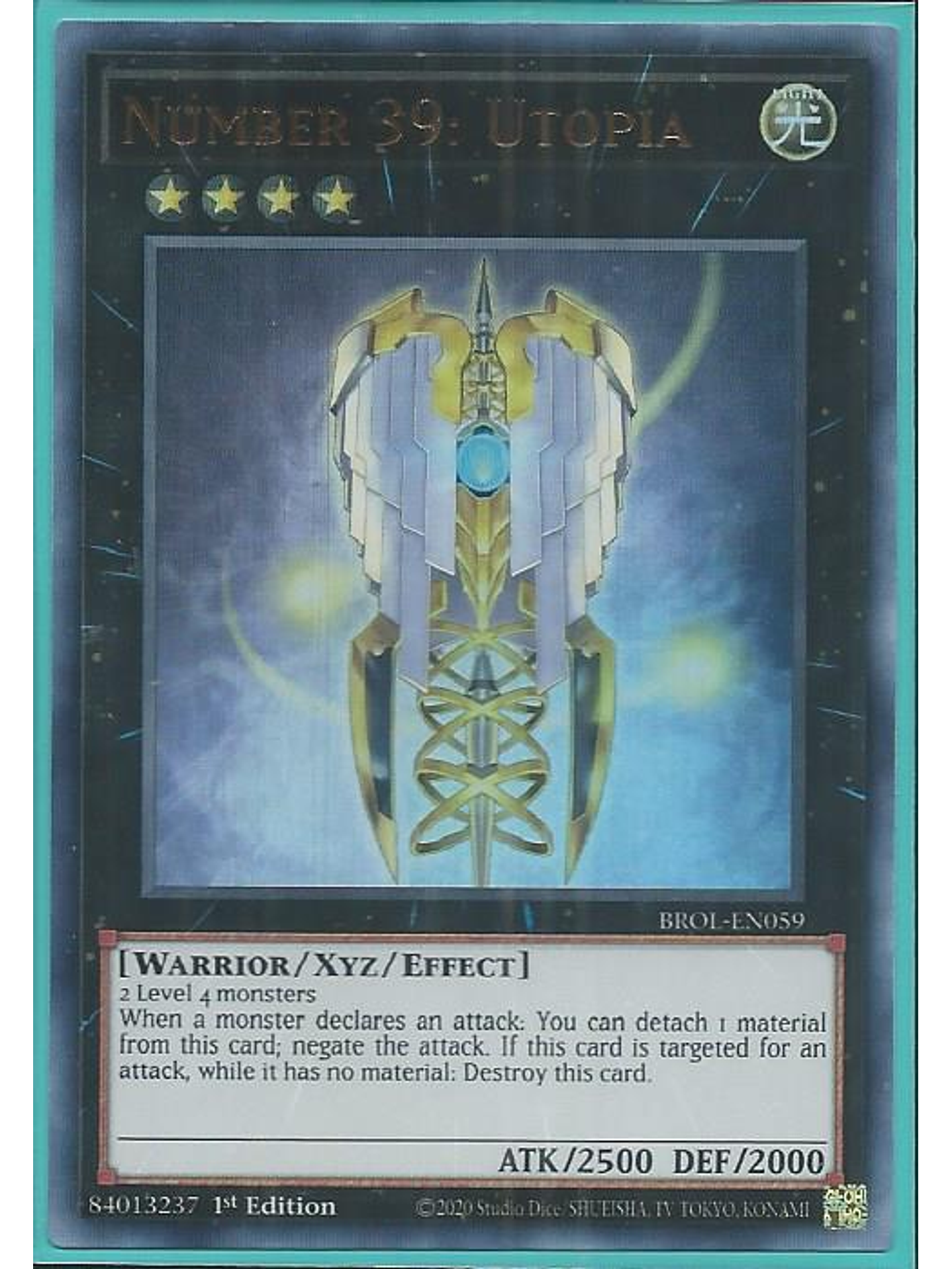 Number 39: Utopia - BROL-EN059 - Ultra Rare 1st Edition 1