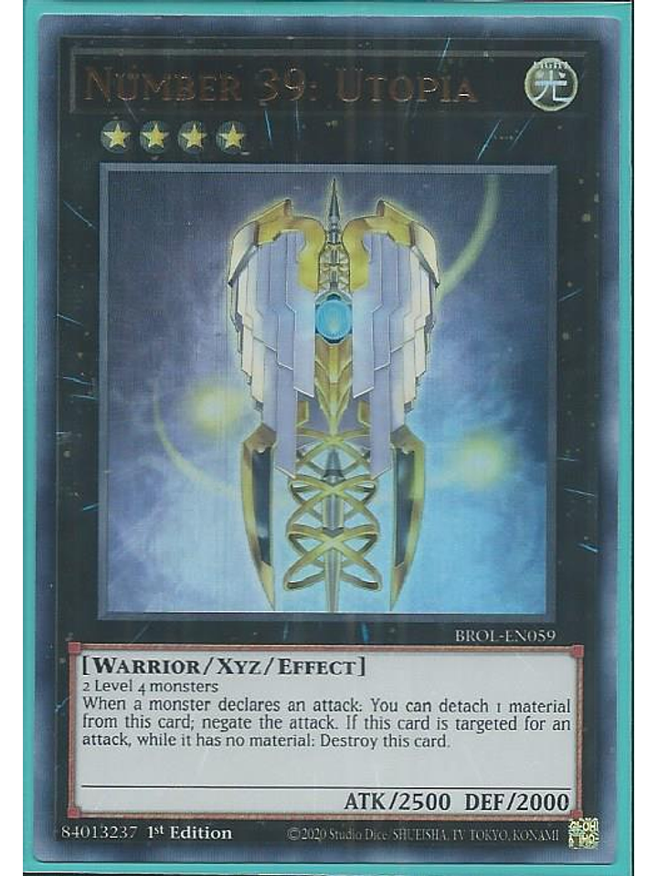 Number 39: Utopia - BROL-EN059 - Ultra Rare 1st Edition 1