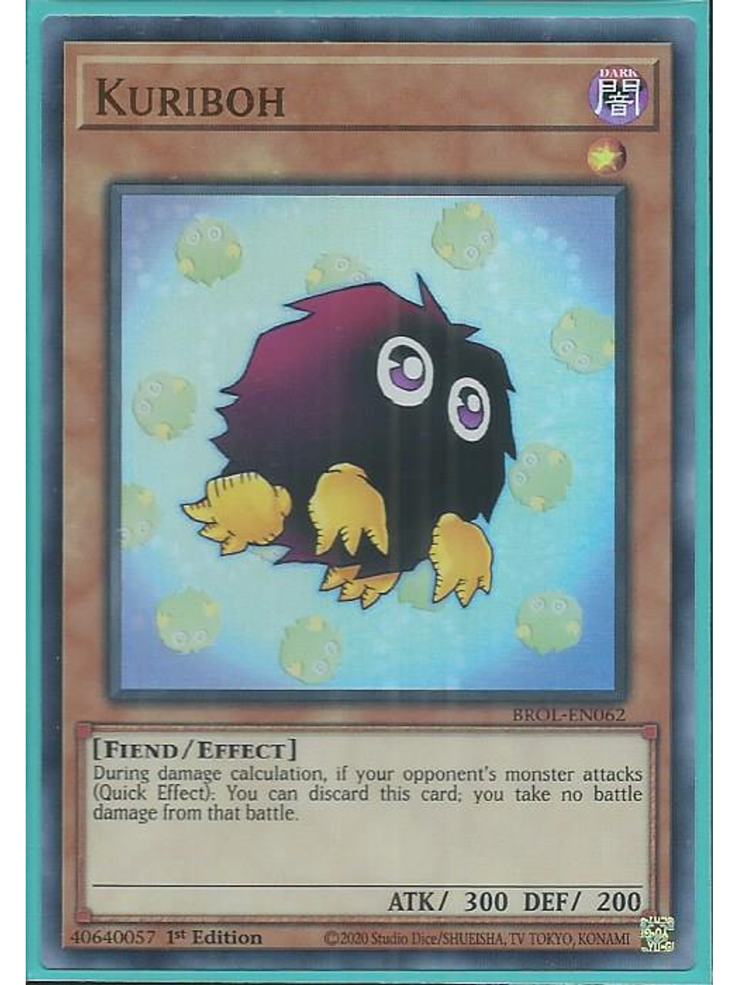 Kuriboh - BROL-EN062 - Ultra Rare 1st Edition 1