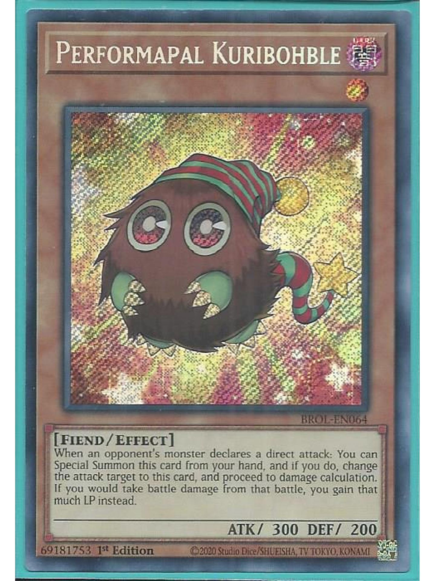 Performapal Kuribohble - BROL-EN064 - Secret Rare 1st Edition 1