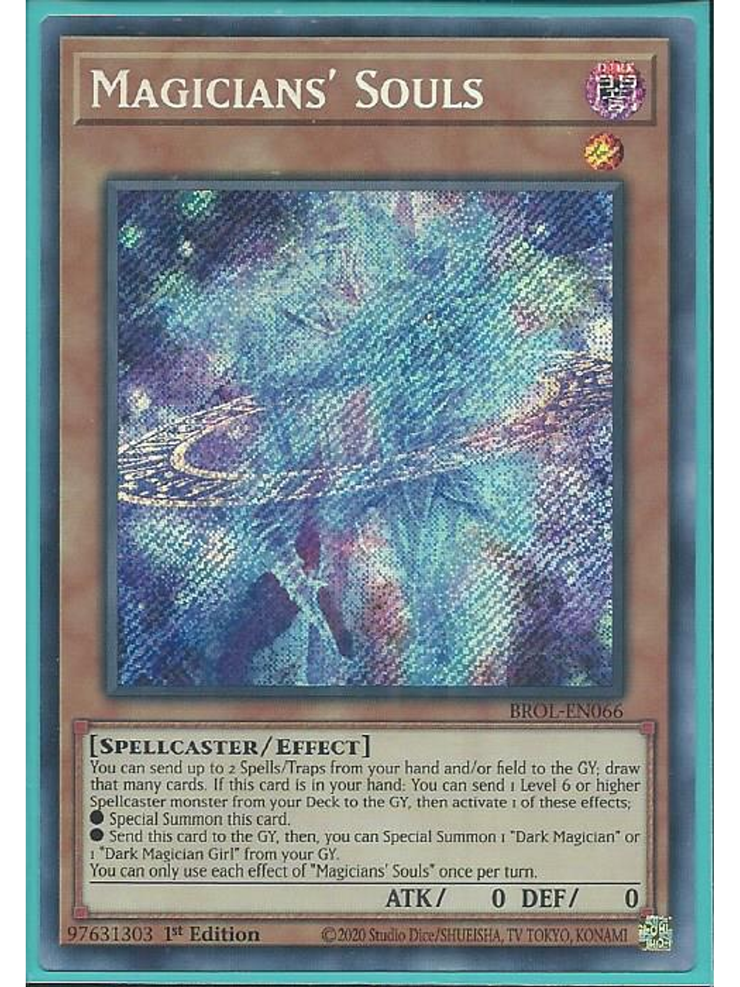 Magicians' Souls - BROL-EN066 - Secret Rare 1st Edition 1