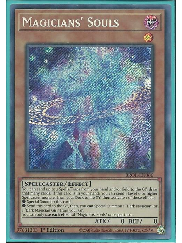 Magicians' Souls - BROL-EN066 - Secret Rare 1st Edition 1
