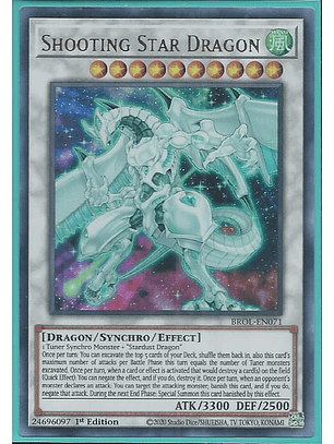 Shooting Star Dragon - BROL-EN071 - Ultra Rare 1st Edition