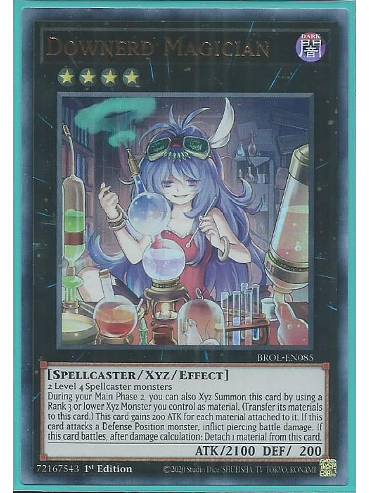 Downerd Magician - BROL-EN085 - Ultra Rare 1st Edition 1