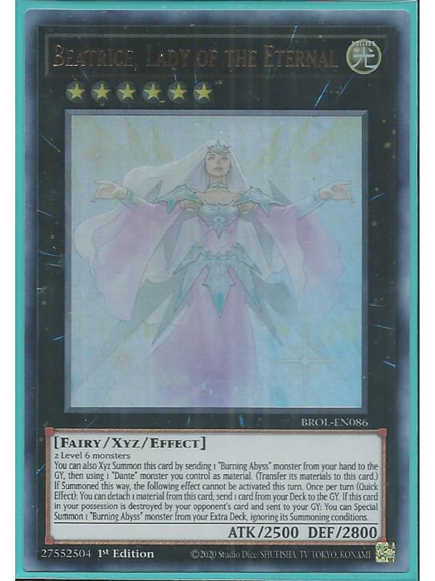 Beatrice, Lady of the Eternal - BROL-EN086 - Ultra Rare 1st Edition 1