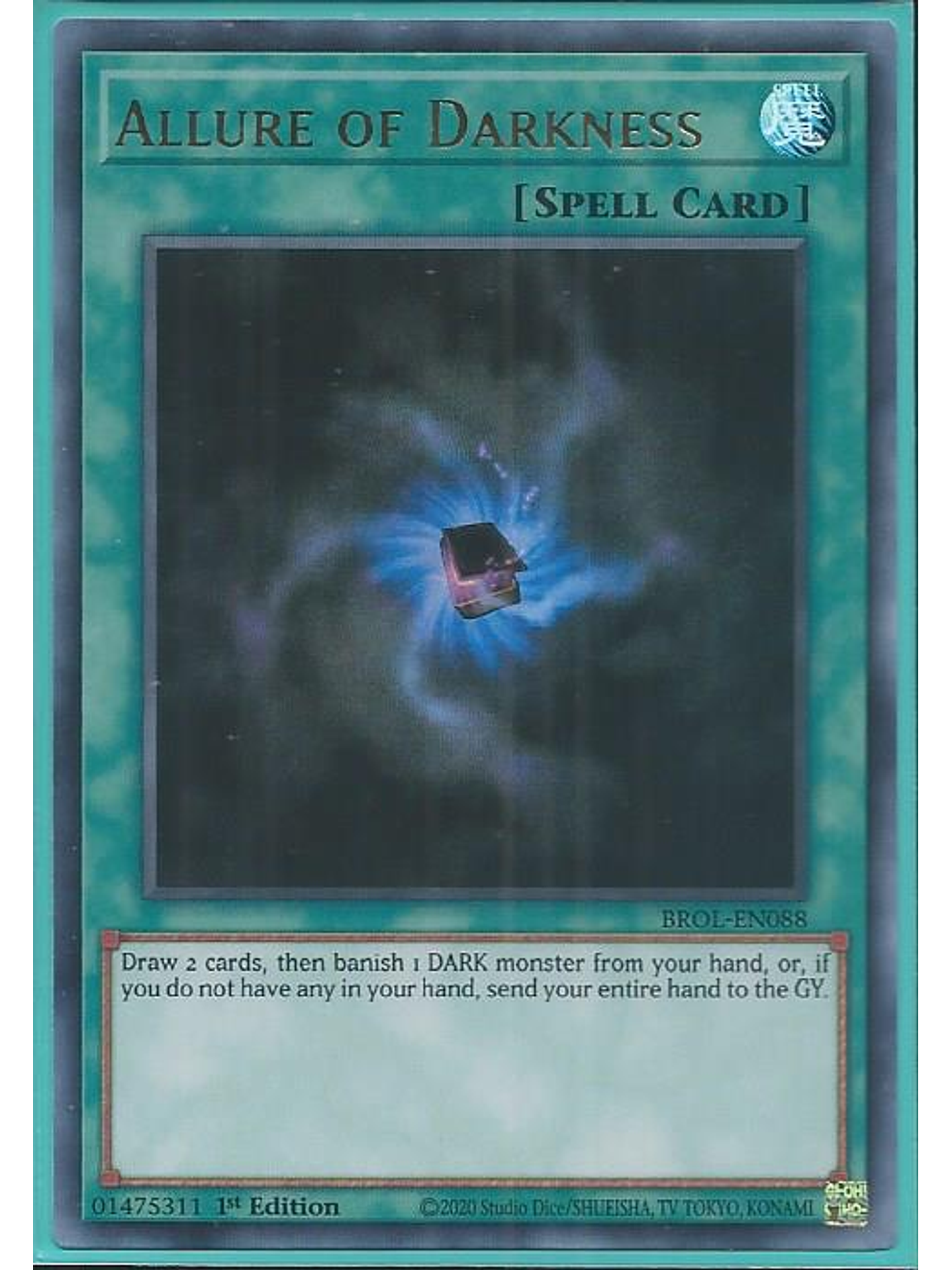 Allure of Darkness - BROL-EN088 - Ultra Rare 1st Edition 1