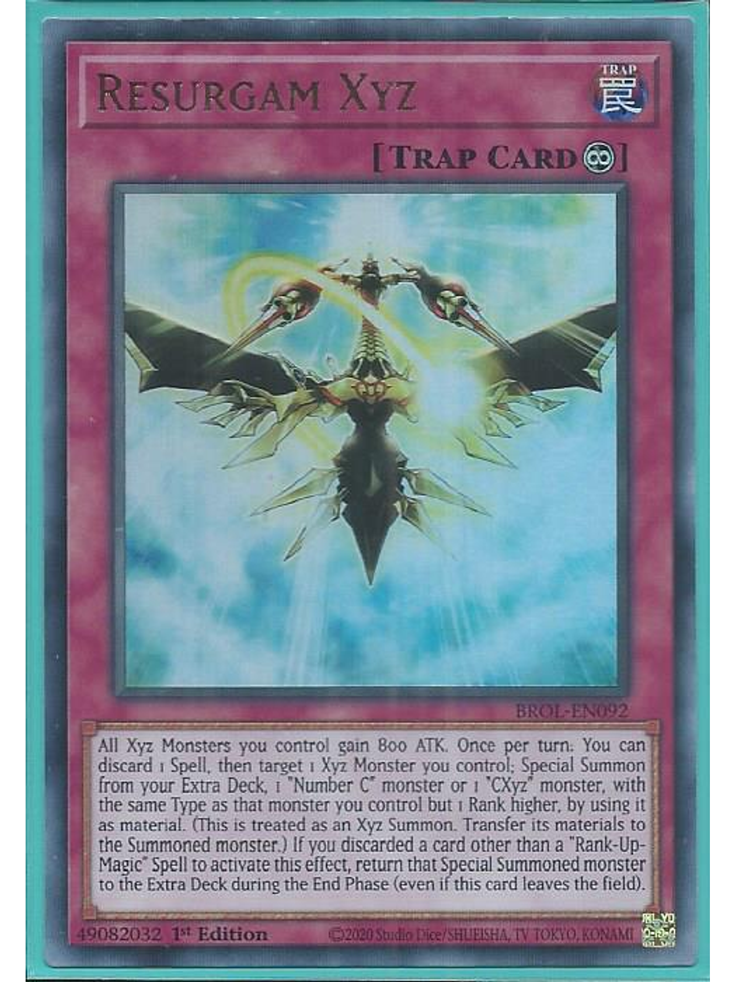 Resurgam Xyz - BROL-EN092 - Ultra Rare 1st Edition 1