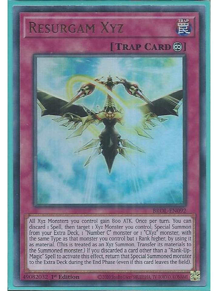 Resurgam Xyz - BROL-EN092 - Ultra Rare 1st Edition 1