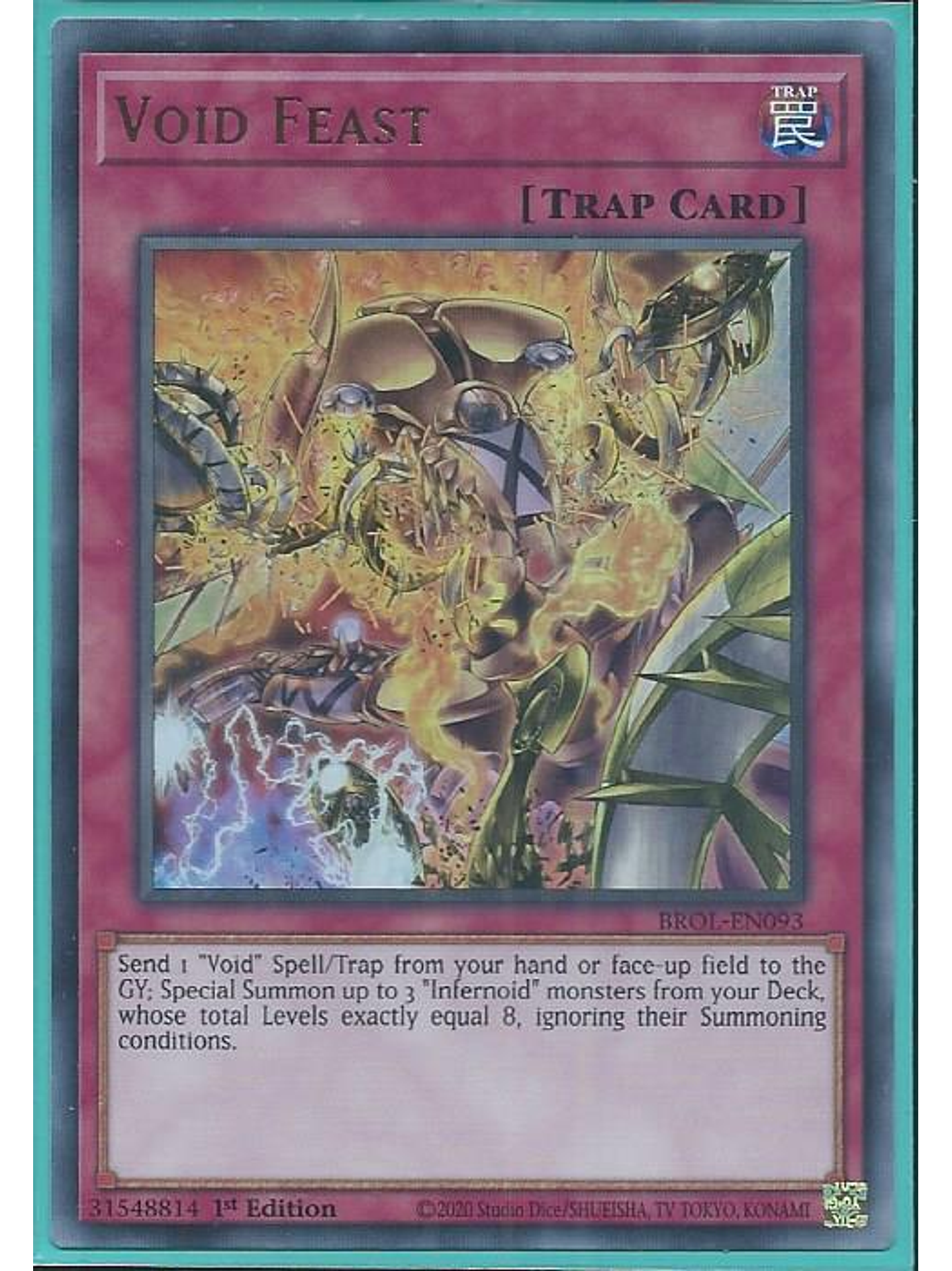 Void Feast - BROL-EN093 - Ultra Rare 1st Edition 1