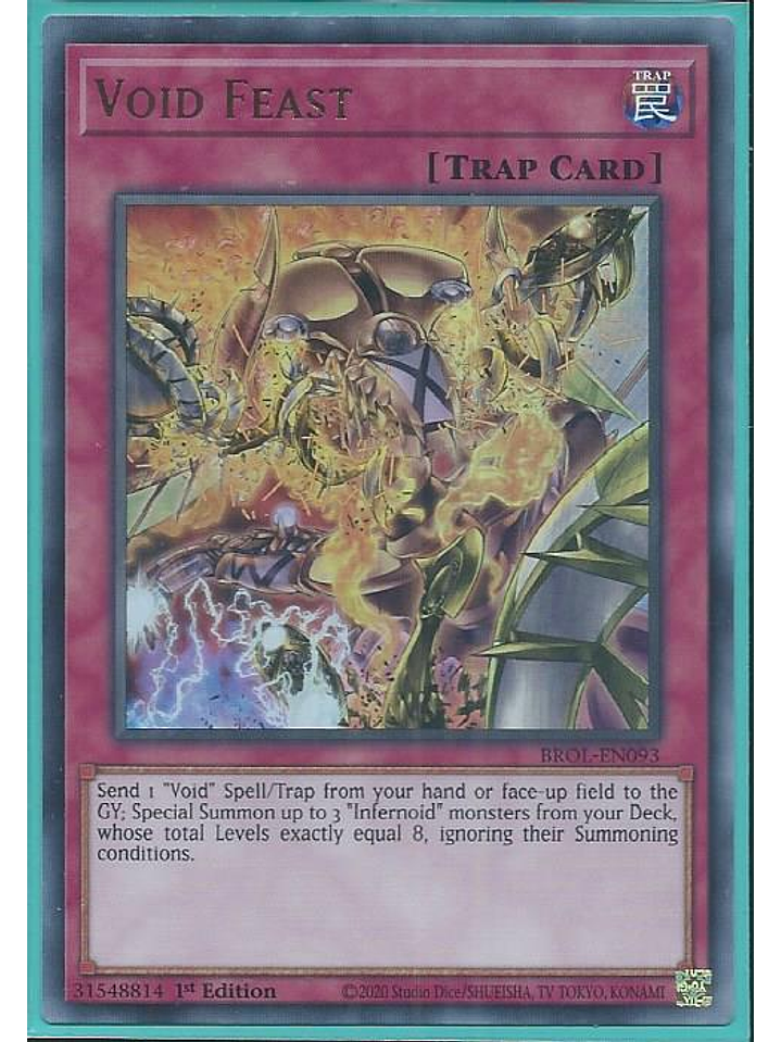 Void Feast - BROL-EN093 - Ultra Rare 1st Edition 1