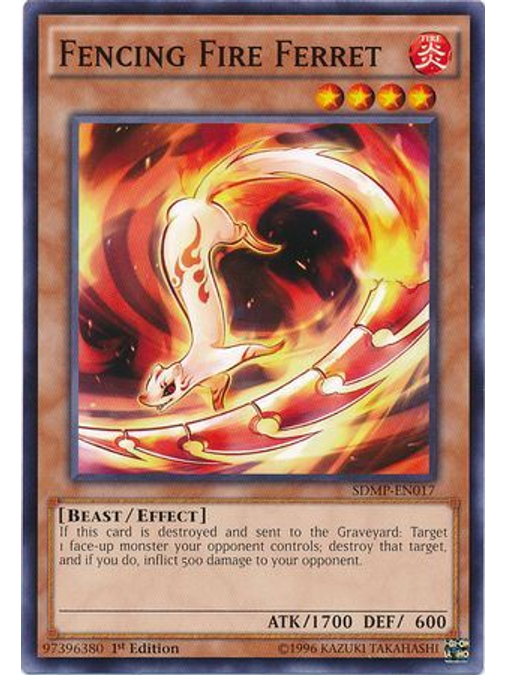 Fencing Fire Ferret - SDMP-EN017 - Common 1st Edition 1