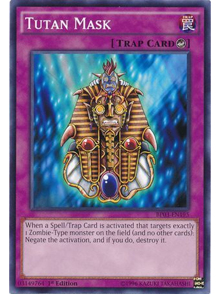 Tutan Mask - BP03-EN195 - Common 1st Edition 1