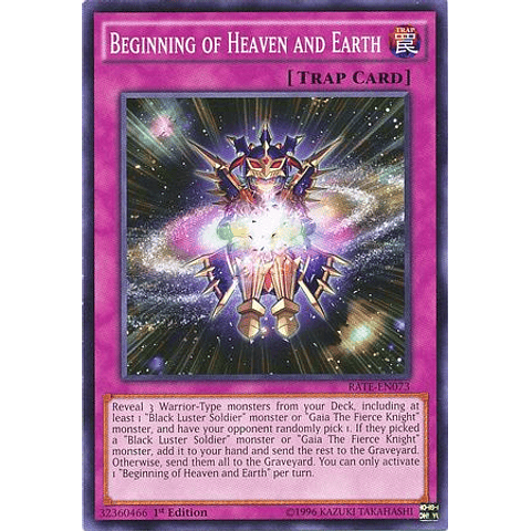 Beginning Of Heaven And Earth - mp17-en225 - Common 1st Edition