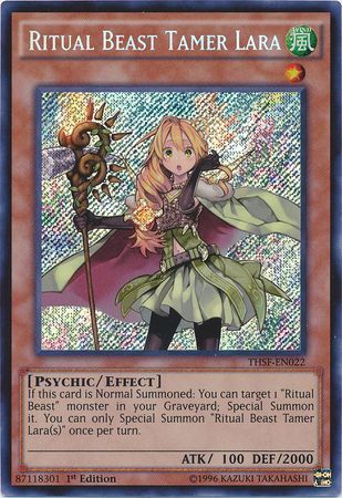 Ritual Beast Tamer Lara - THSF-EN022 - Secret Rare 1st Edition