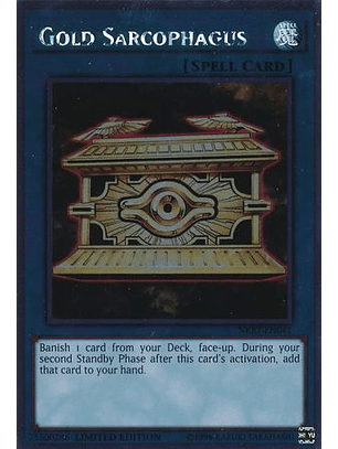 Gold Sarcophagus - NKRT-EN041 - Platinum Rare 1st Edition