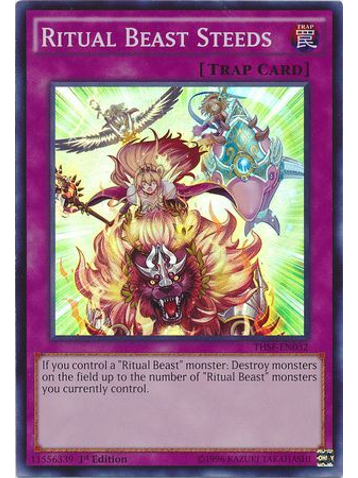 Ritual Beast Steeds - THSF-EN032 - Super Rare 1st Edition 1