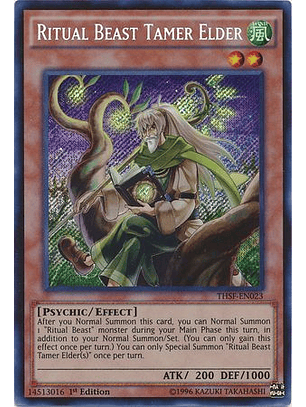 Ritual Beast Tamer Elder - THSF-EN023 - Secret Rare 1st Edition