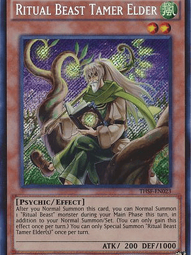 Ritual Beast Tamer Elder - THSF-EN023 - Secret Rare 1st Edition