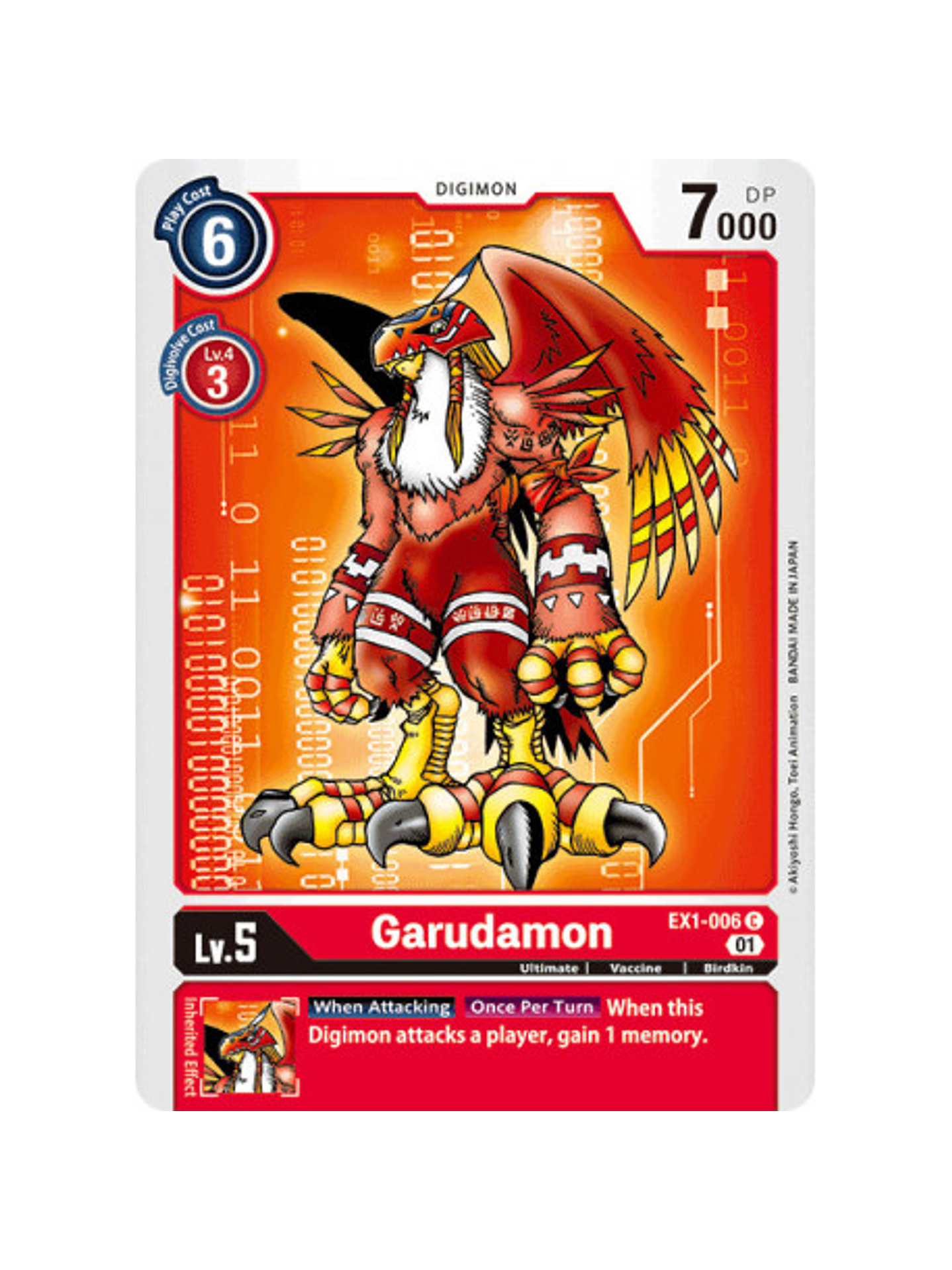 EX1-006 C Garudamon 1