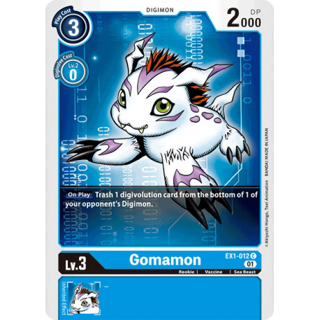 EX1-012 C Gomamon