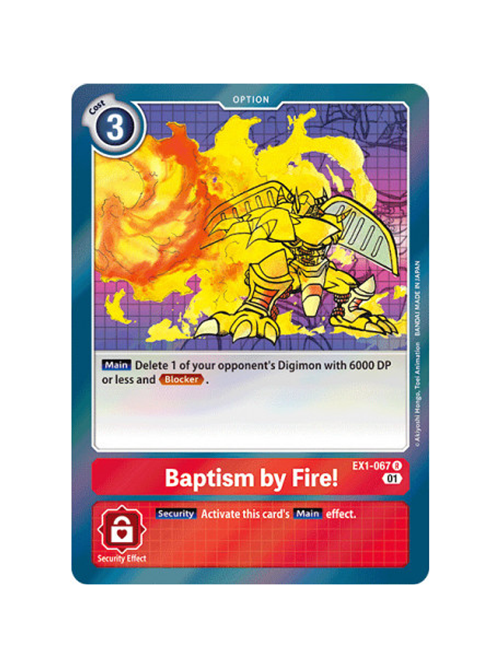 EX1-067 R BAPTISM BY FIRE! 1