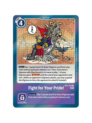 EX1-070 R FIGHT FOR YOUR PRIDE!