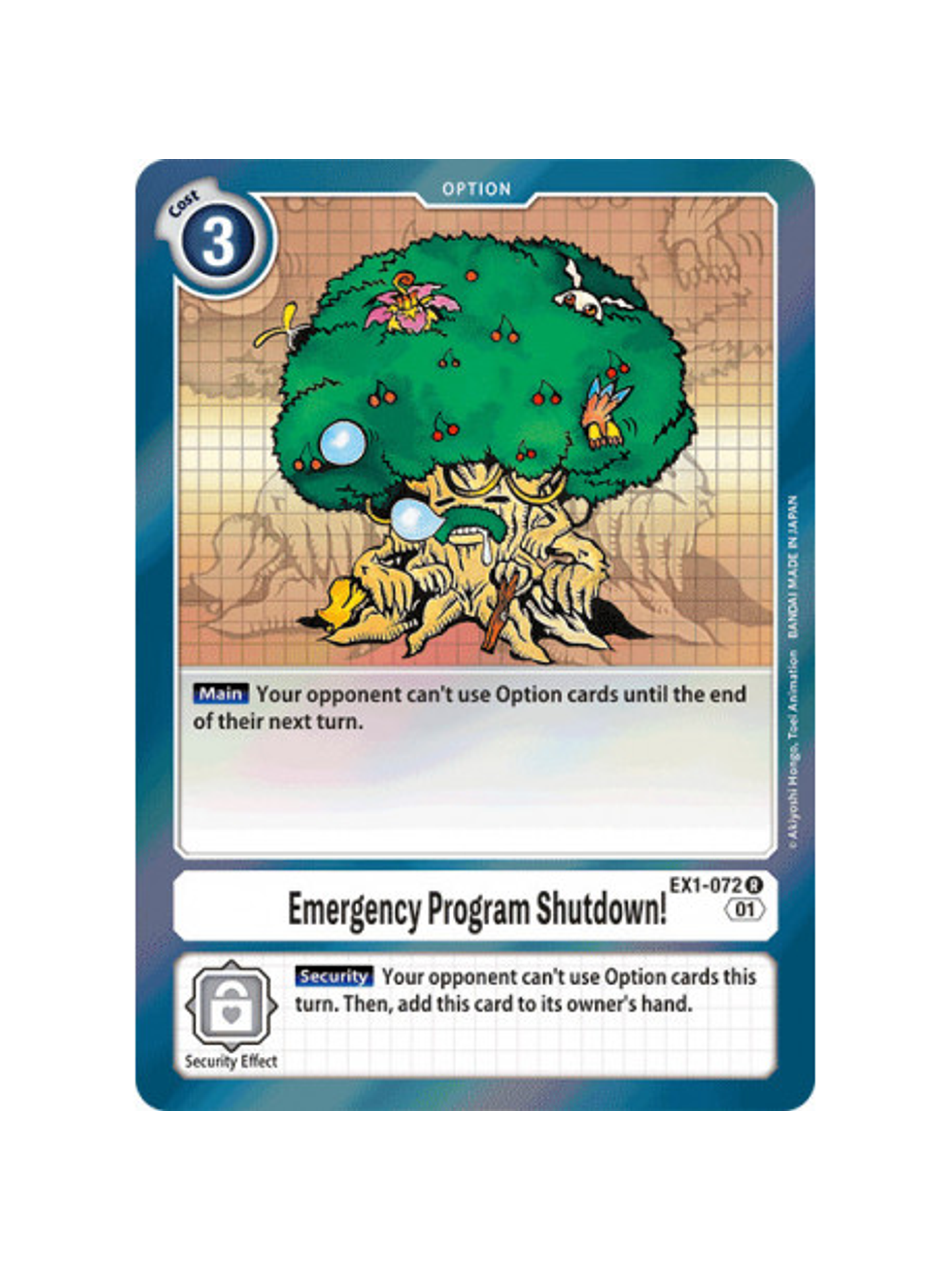 EX1-072 R  EMERGENCY PROGRAM SHUTDOWN! 1