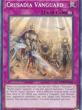 Crusadia Vanguard - MP19-EN128 - Common 1st Edition