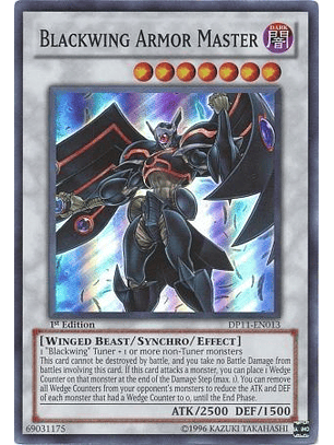 Blackwing Armor Master - DP11-EN013 - Super Rare 1st Edition