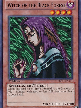 Witch of the Black Forest - BP01-EN001 - Rare 1st Edition