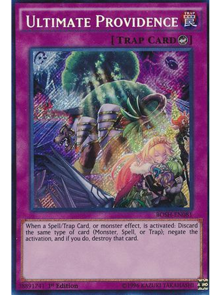 Ultimate Providence - BOSH-EN081 - Secret Rare 1st Edition 1