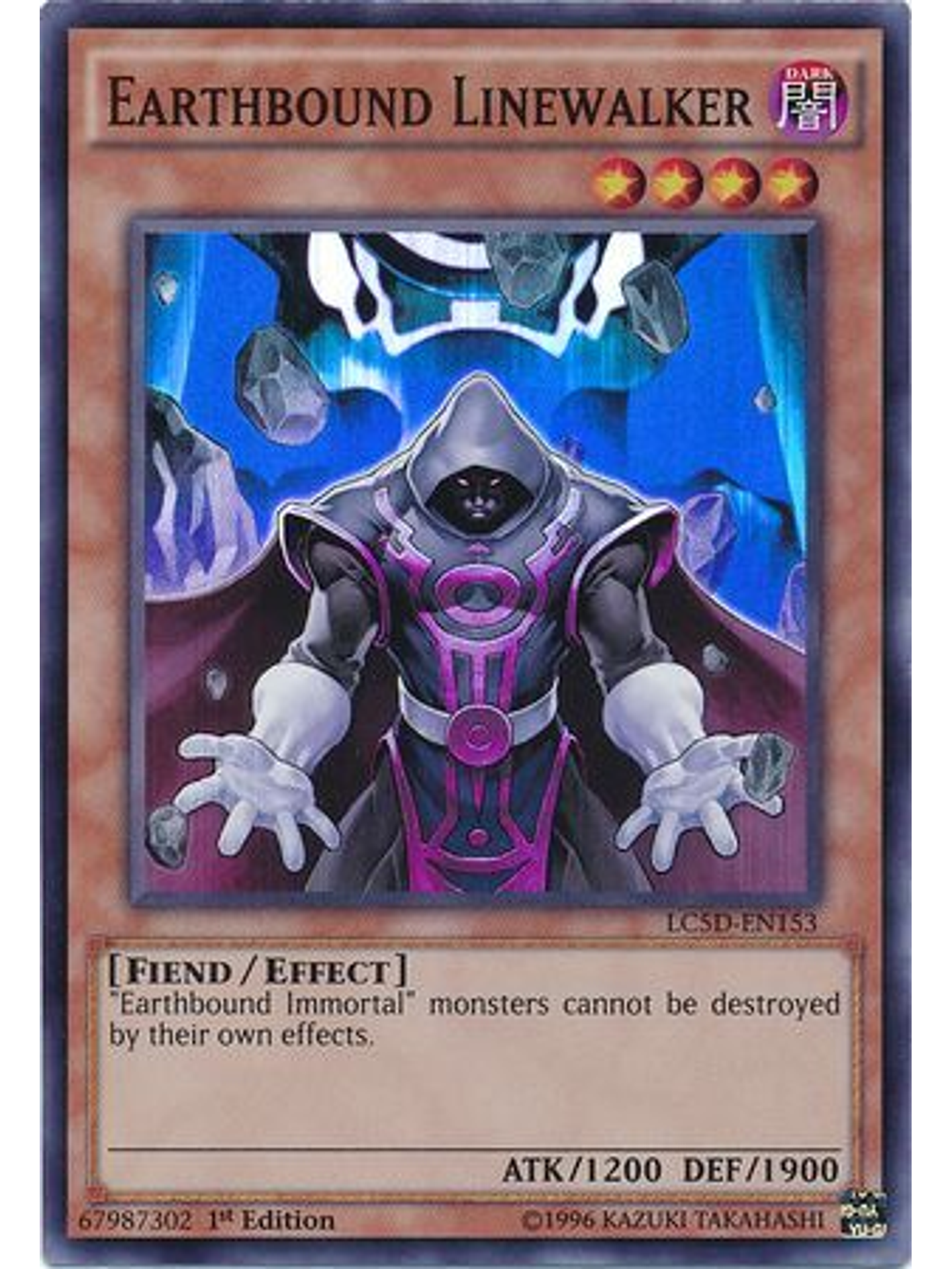 Earthbound Linewalker - LC5D-EN153 - Super Rare 1st Edition 1