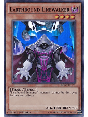 Earthbound Linewalker - LC5D-EN153 - Super Rare 1st Edition