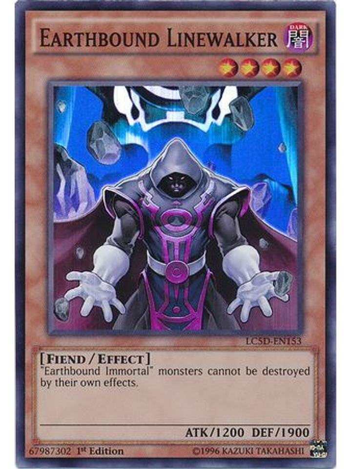 Earthbound Linewalker - LC5D-EN153 - Super Rare 1st Edition 1