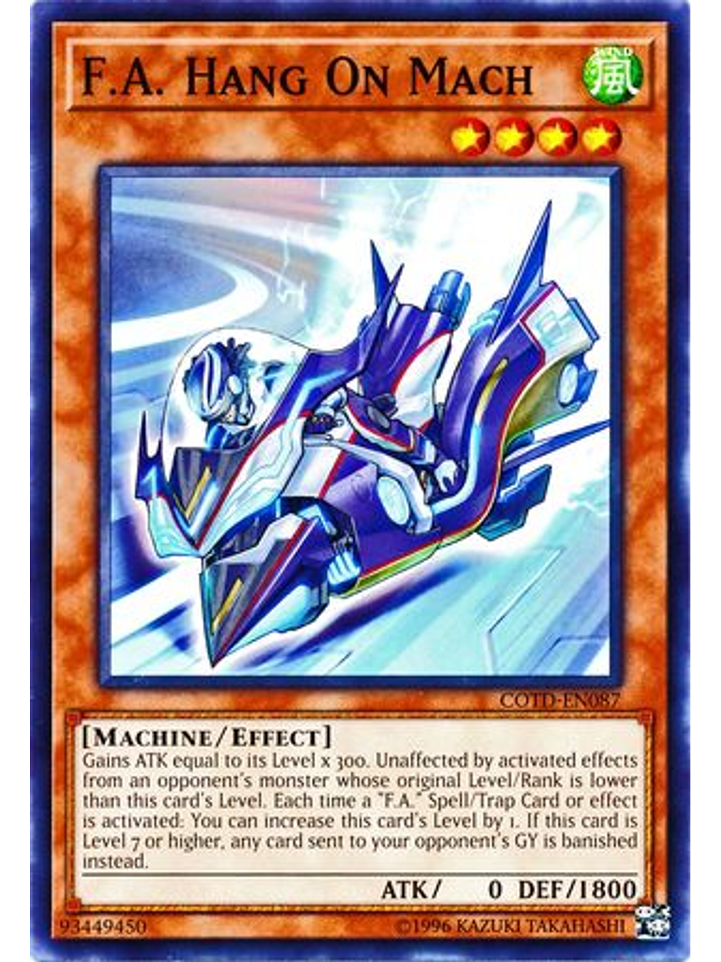 F.A. Hang On Mach - COTD-EN087 - Common Unlimited 1