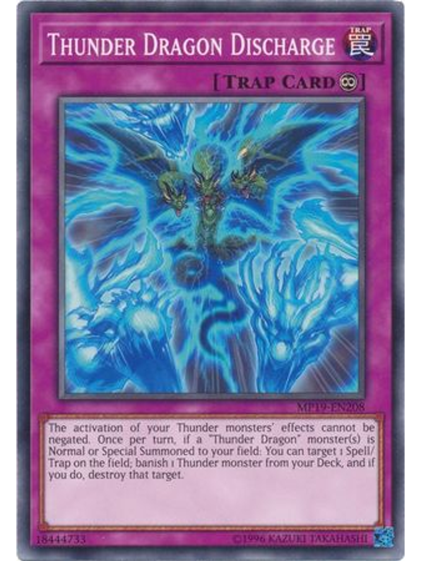 Thunder Dragon Discharge - MP19-EN208 - Common Unlimited 1