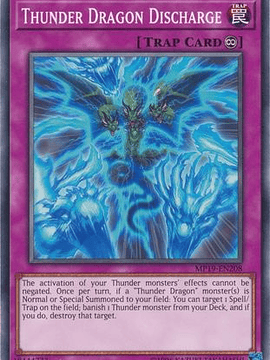 Thunder Dragon Discharge - MP19-EN208 - Common Unlimited