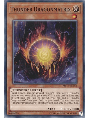 Thunder Dragonmatrix - MP19-EN166 - Common Unlimited