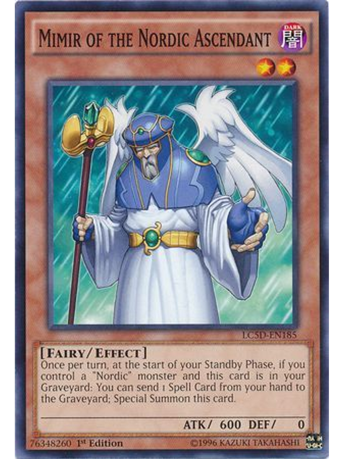 Mimir of the Nordic Ascendant - LC5D-EN185 - Common 1st Edition 1