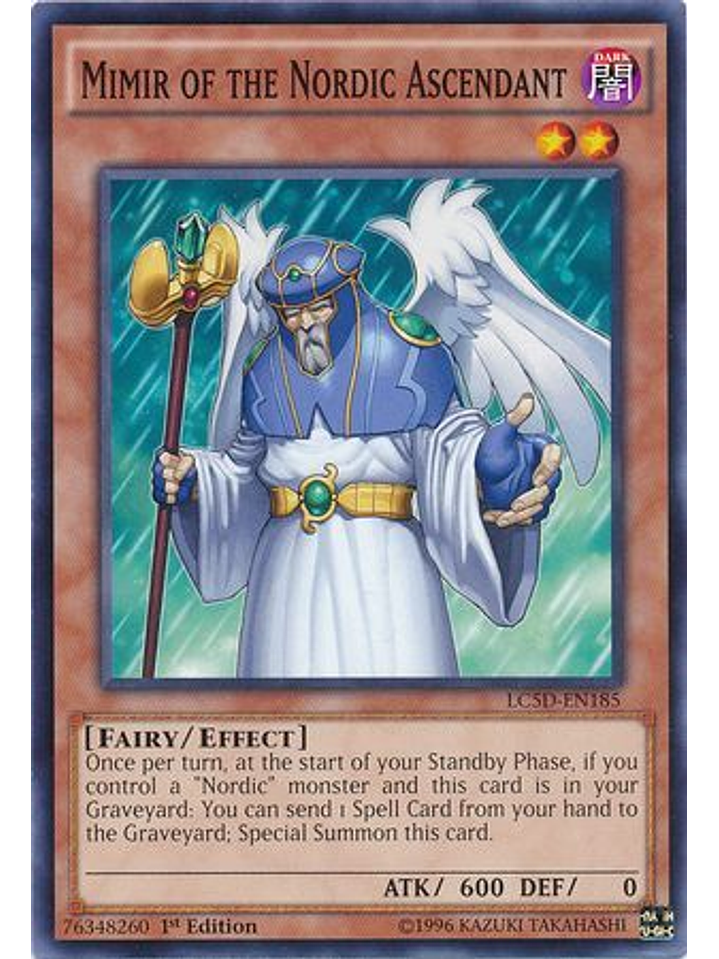Mimir of the Nordic Ascendant - LC5D-EN185 - Common 1st Edition 1