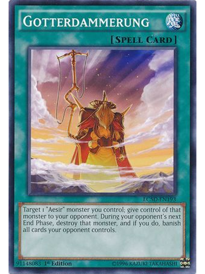 Gotterdammerung - LC5D-EN193 - Common 1st Edition 1