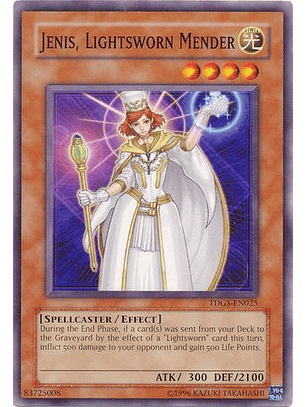 Jenis, Lightsworn Mender - TDGS-EN025 - Common Unlimited