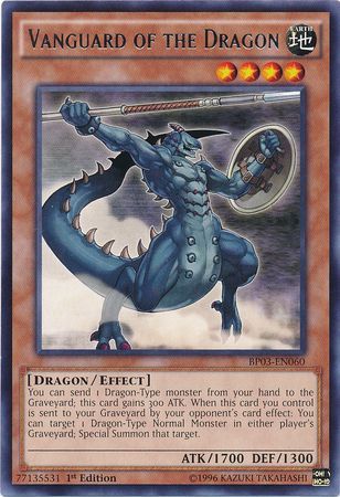 Vanguard of the Dragon - BP03-EN060 - Rare 1st Edition