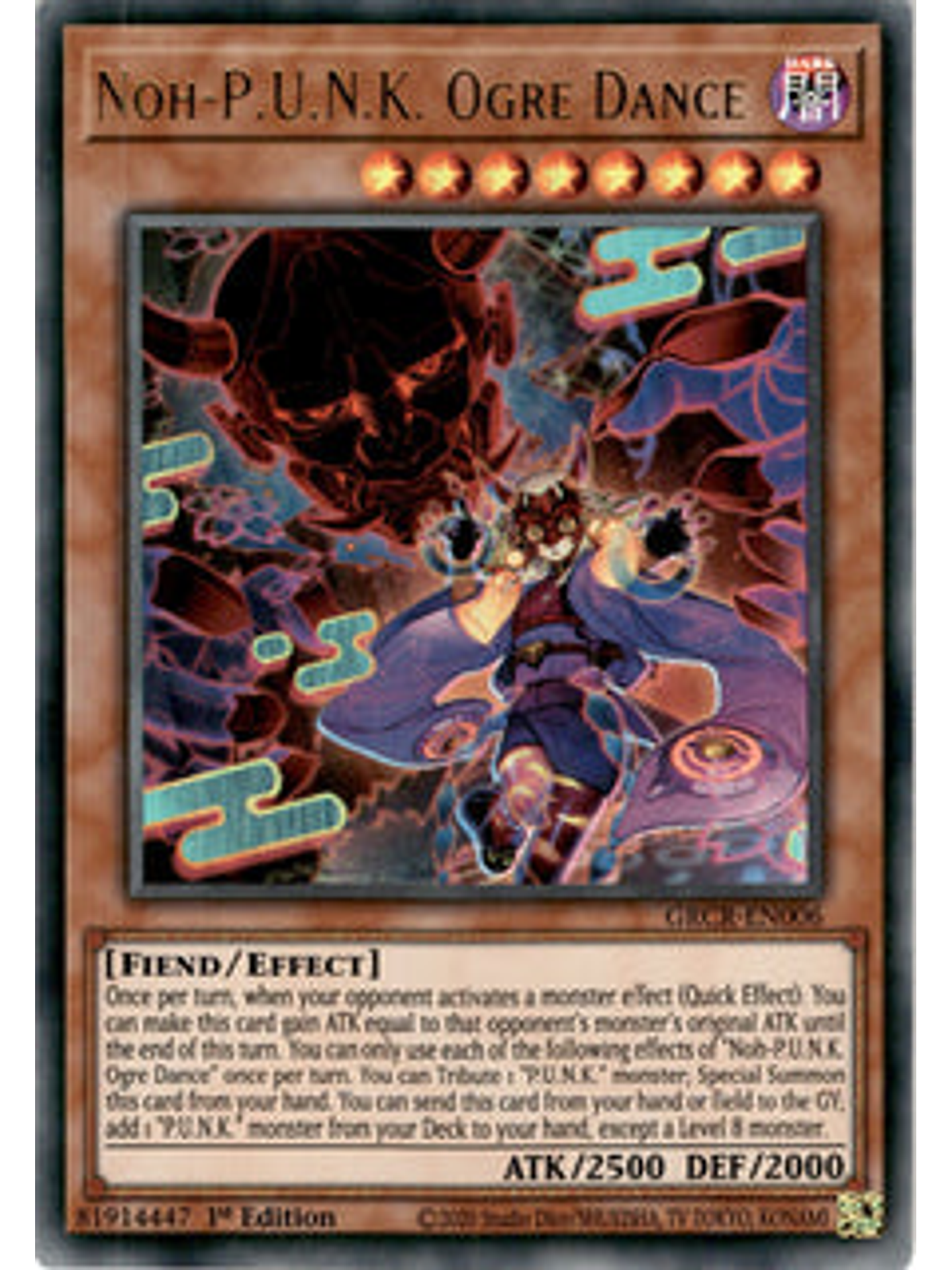 Noh-P.U.N.K. Ogre Dance - GRCR-EN006 - Collectors Rare 1st Edition 1