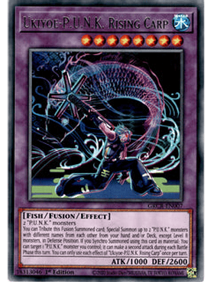 Ukiyoe-P.U.N.K. Rising Carp - GRCR-EN007 - Rare 1st Edition