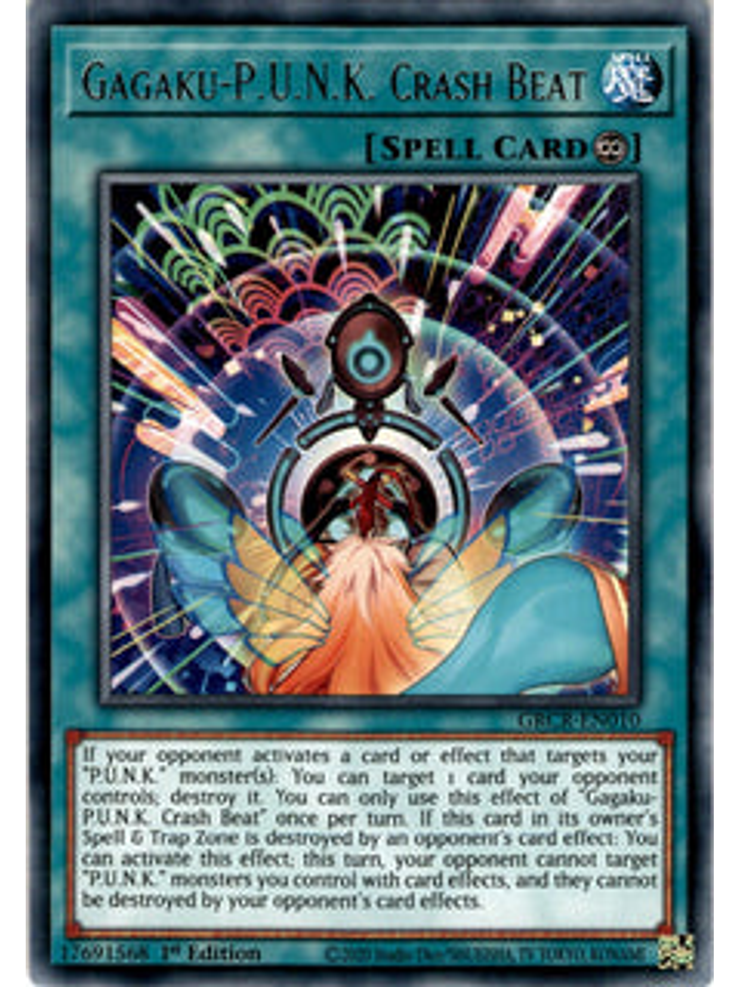 Gagaku-P.U.N.K. Crash Beat - GRCR-EN010 - Rare 1st Edition 1